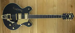 Gretsch Broadkaster LX с центральным бруском, накладка грифа из черного дерева, черный JT250411182