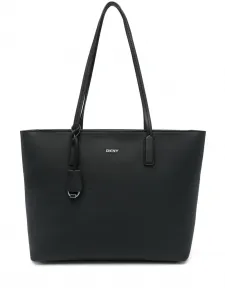 Сумка-тоут на молнии Dkny, черный