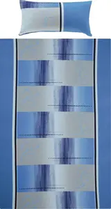 Постельное белье , синее, 1x 135x220 см + 1x 40x80 см Erwin Müller