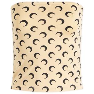 Топ без рукавов с принтом Луны Marine Serre, коричневый