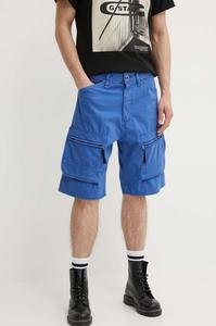 Хлопковые шорты G-Star Raw, синий