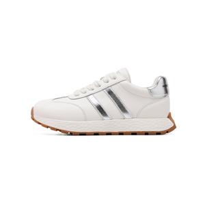 ST&SAT Женские низкие кэжуал туфли бежево-серебристые, цвет Beige Silver