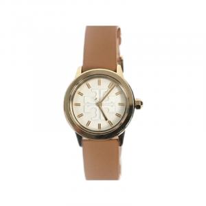 TORY BURCH Часы Wrist Watch Quartz Movement Leather Watch Bands 28mm White Dial Women's Watch, White Dial