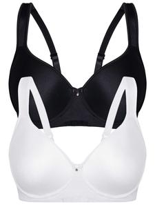 Бюстгальтер с косточками Sassa 2er Sparpack Spacer BH, черный