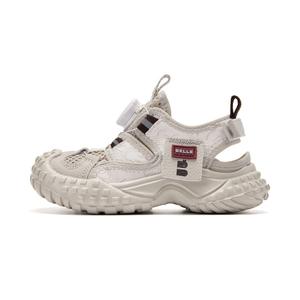 Детские сандалии с низким берцем и дышащей подошвой, устойчивые к ударам BELLE, серый