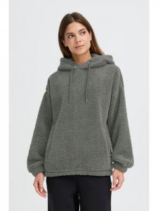 Толстовка с капюшоном OXBERINA HOODIE серого цвета Oxmo