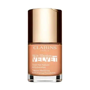 Основа под макияж с естественным финишем Skin Illusion Velvet Clarins, цвет wheat