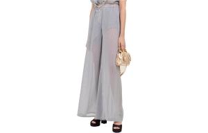 Повседневные брюки женские серые Chanel