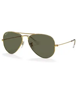 Унисекс поляризованные солнцезащитные очки, RB3025 AVIATOR CLASSIC Ray-Ban, золотой