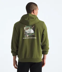 Мужская толстовка с капюшоном Evolution Box Camo Fill с графикой The North Face, Woodland Green