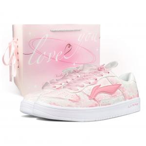 LINING Скейтерские кеды Unisex низкие износостойкие и легкие Cherry Blossom Pink