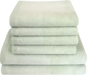 Набор полотенец Dyckhoff "Пейзаж" (комплект, 6 шт., 2 банных полотенца (70х140 см) - 4 полотенца для рук (50х100 см), 4 полотенца для рук (50х100 см), 2 полотенца для душа (70х140 см) (6 шт.), цвет minze