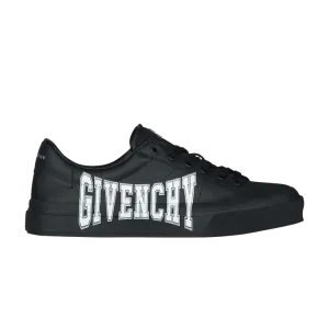 Кроссовки Givenchy City Sport 'Givenchy College Print - Black', черный