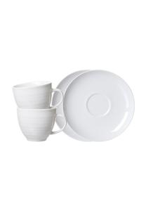 Чашки кофейные с блюдцами Ritzenhoff & Breker Suomi, 260 мл, 2 штуки, бежевый