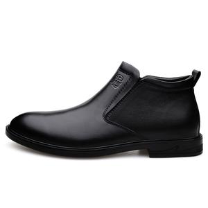 LAORENTOU Мужские повседневные туфли черные однослойные, цвет Black Single Layer Shoes