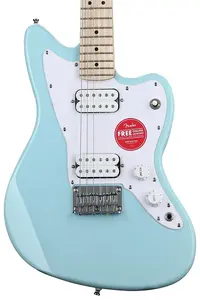 Электрогитара Squier Mini Jazzmaster HH - Daphne Blue с грифом из клена