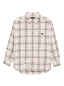 Клетчатая куртка-рубашка Musium Div., кремовый