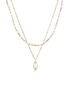 Elli Колье из серебра 925 пробы с золотым шариком