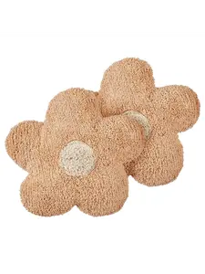 Декоративная подушка Beliani 2er Set Deko SORREL, цвет rosa/beige/weiß