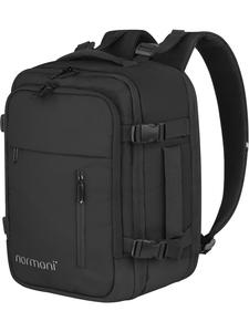 Normani Расширяемый 20-литровый рюкзак для ручной клади Nikaho, черный