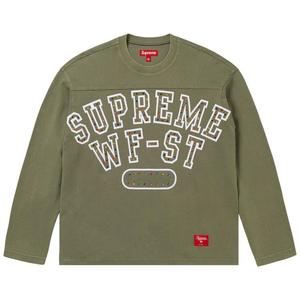 Топ Supreme Athletic Studded Long-Sleeve Top, Olive