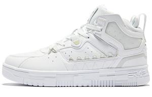 Кеды мужские, обувь для скейтбординга высокая позитивная белый и черный Erke