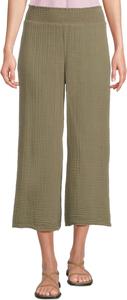 Брюки Michael Stars Medina Smocked Waist Cropped Pants, Olive