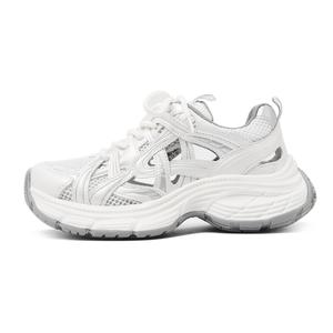 CAMEIDO Дышащие низкие кроссовки на массивной подошве, женские, белые