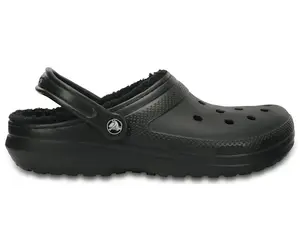 Классические сабо на подкладке Crocs женские, цвет Black / Black