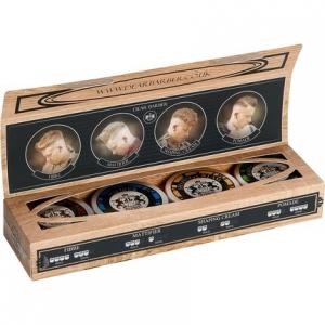 Мини-набор для укладки, карманные дорожные банки, 20 мл волокна, 20 мл матирующего средства, 20 мл крема для придания формы, 20 мл помады сильной фиксации, Dear Barber