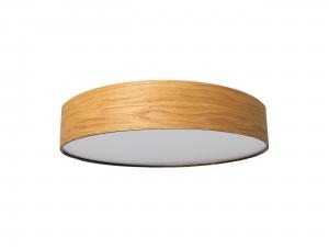 Потолочный светильник, цоколь E27, цвет дуб/белый, степень защиты IP20 Novel, белый/дуб