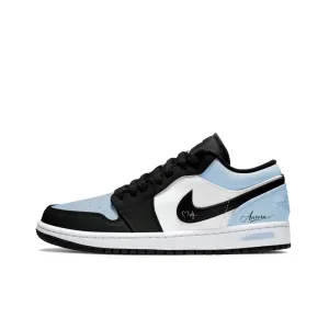 Jordan Air 1 University Blue баскетбольные кроссовки женские синие