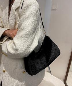 Меховая сумка через плечо для женщин Miniministore, цвет Black