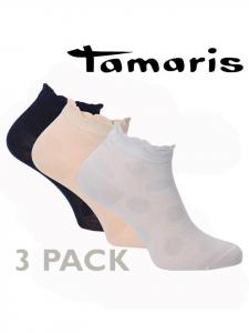 Носки Tamaris Sneaker Socke, цвет grau, beige und marine
