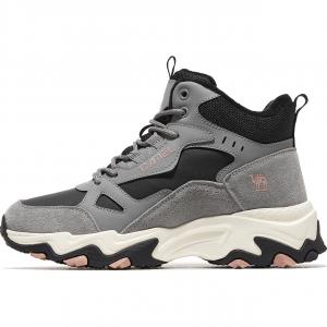 CAMEL Амортизирующие противоскользящие высокие повседневные туфли женские - черный/темно-серый/нежно-розовый, цвет Black/Dark Gray/Baby Pink