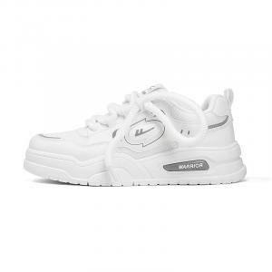 WARRIOR Мужские белые скейтерские кроссовки с защитой от истирания, цвет White