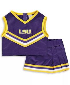 Комплект из двух предметов для девочек-малышей LSU Tigers, фиолетовый Little King Apparel