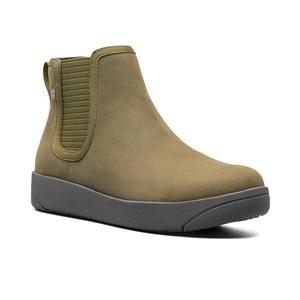 Ботинки женские Bogs Kicker 72777-303, зеленые, кожаные, челси, GAL1001 Bogs, зеленый