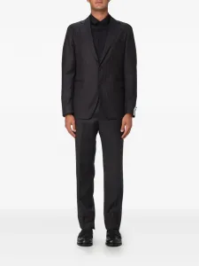 Костюм-двойка с елочным узором Tagliatore, черный