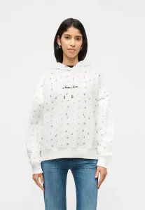 Толстовка с капюшоном и принтом Guess Jeans, White