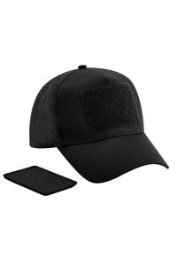 Бейсболка со съемной нашивкой Beechfield, черный