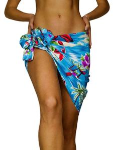 Шарф King Kameha Flamingos, бирюзовый