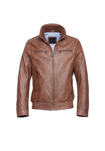 Кожаная куртка буматтео Bugatti, цвет cognac