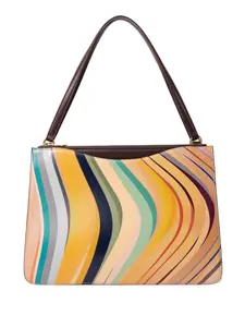 Сумка-тоут Dusky Swirl с двумя молниями Paul Smith, желтый