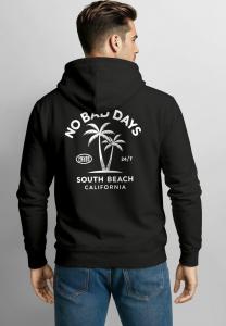 Толстовка Neverless Zip-up sweatshirt, Schwarz/Black