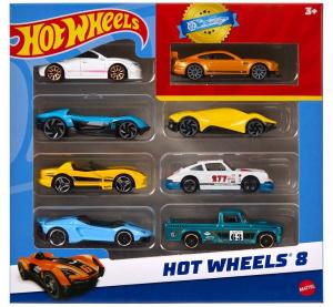HW Cars, 8 шт., Ast. Mattel