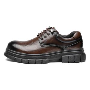 KACHILANG Мужские повседневные туфли мужские низкие черно-коричневые коричневые, цвет Brown