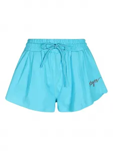 Шорты с вышитым логотипом Msgm, синий