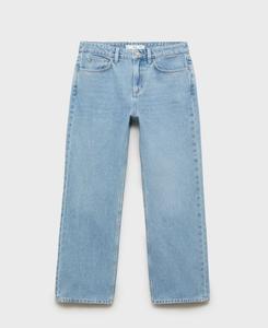 Женские джинсы Matilda средней посадки прямого кроя MANGO, Light Blue