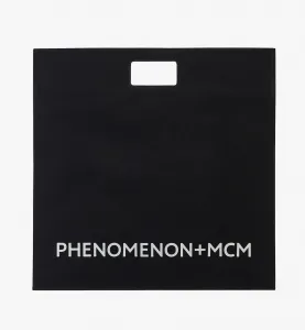 Большая квадратная сумка-тоут из хлопкового холста PHENOMENON x MCM